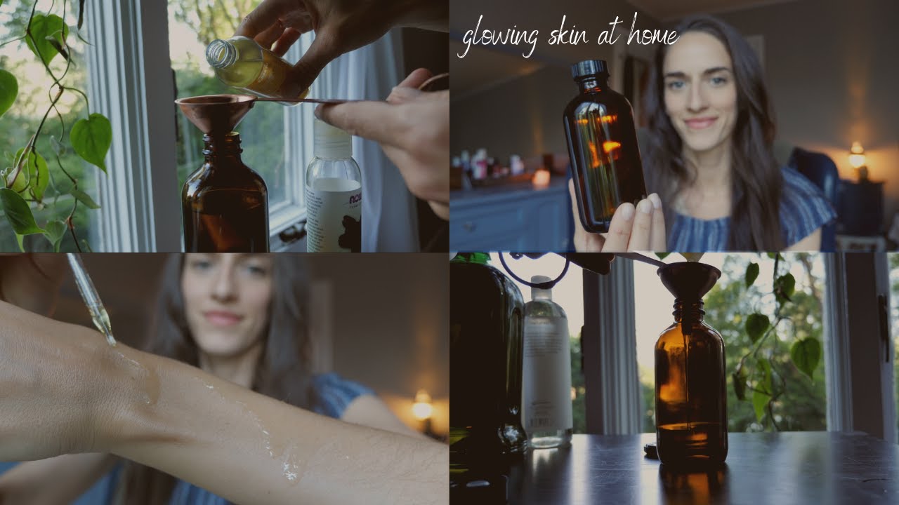 Body Oil for Glowing Softer Skin | Natural Skin Care Routine - YouTube