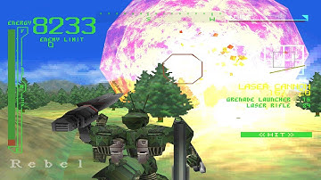 Armored Core Project Phantasma,Arena.(u971 VS Glorious)