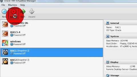network setting in Oracle Vm