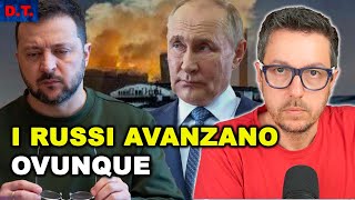 I RUSSI AVANZANO OVUNQUE AL FRONTE, Sumy, Donetsk, Dnipropetrovsk