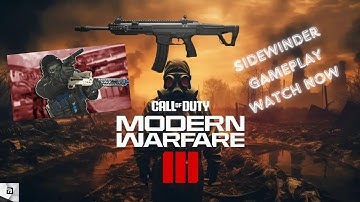 COD MW3 SIDEWINDER GAMEPLAY | NEW MODE VORTEX #cod #codmw3