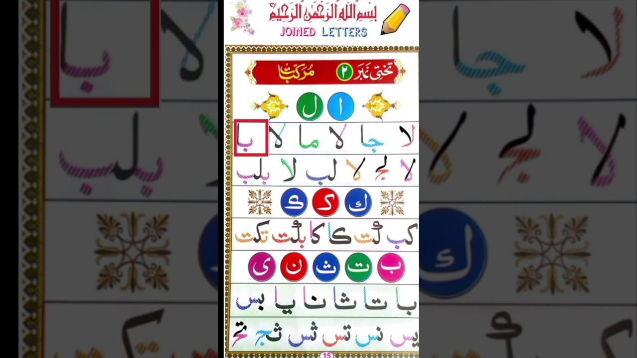 Norani Qaida is a basic book for learning the recitation of the Quran. 