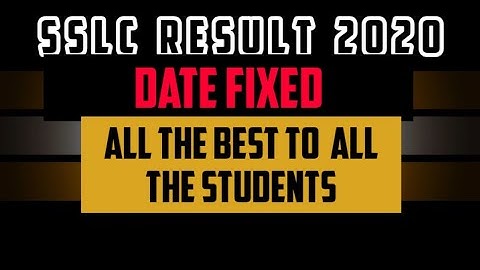 #sslcResultdate                                                SSLC RESULTS 2020 DATE FIXED| SOS