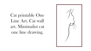 One line art. Animal drawings from Photo