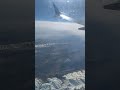 Mountains drapped in snow - View from 30000ft #shorts #snow #nature #travel