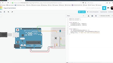 Tinkercad Tutorial: Timed led with a button
