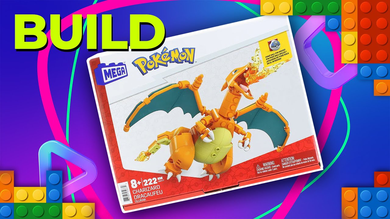 Pokemon | Mega Construx Pokemon Charizard Set | Speed Building