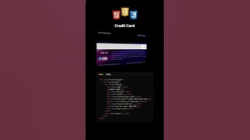 Credit Card using HTML CSS and JavaScript | Flip Animation #javascript #css