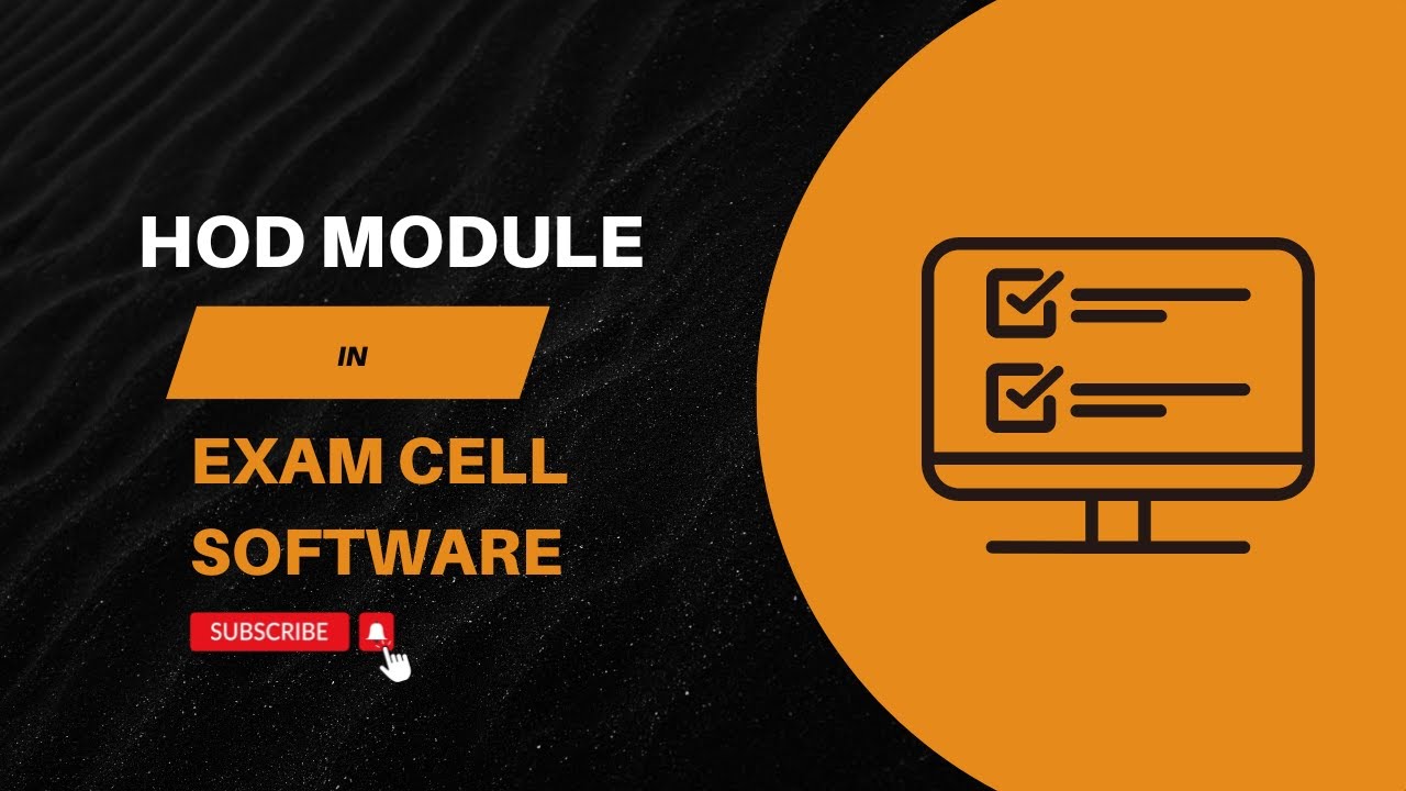 Unveiling the HOD Dashboard in our Exam Cell Software! - YouTube