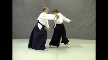 Yokomen uchi udekimenage | Справочник техник айкидо | Aikido techniques reference