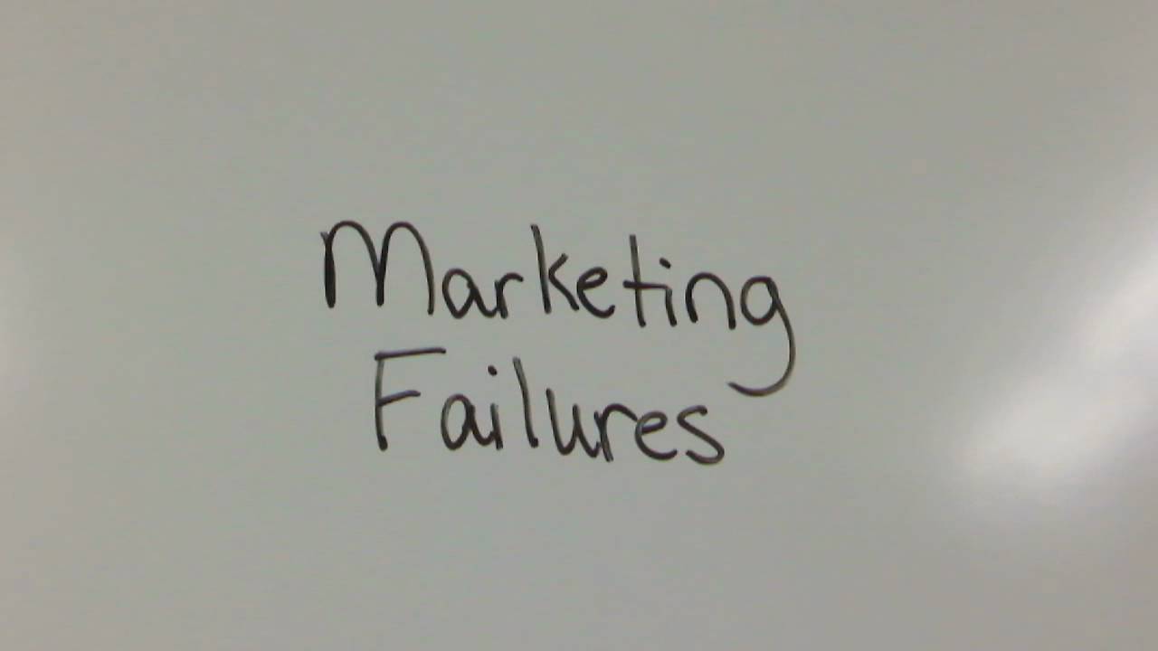 Marketing Failures Part 1