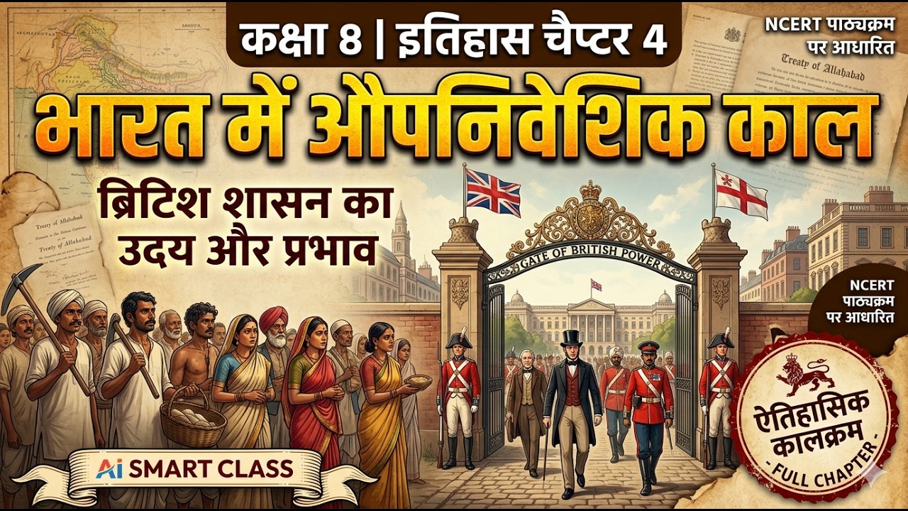 The Colonial Era in India | Class 8 History Chapter 4 | NCERT Full ...