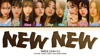 TWICE NEW NEWs Color Codeds