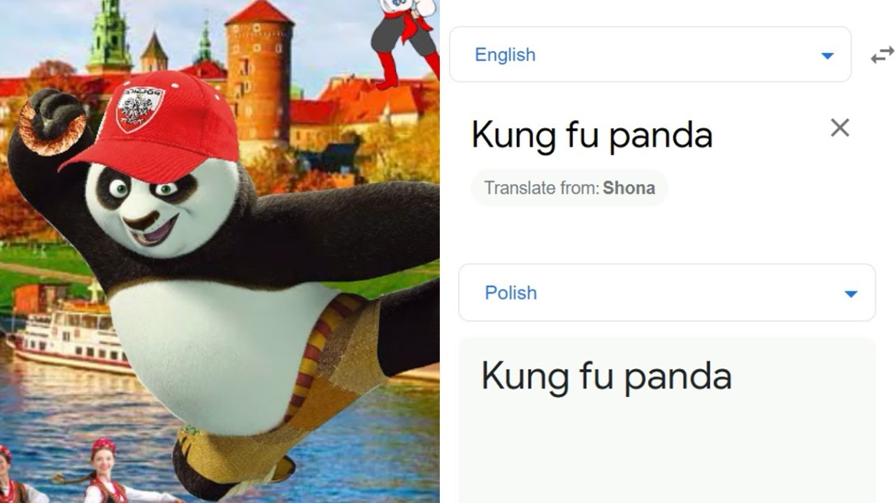 Kung Fu Panda in different languages Google translate meme. YouTube