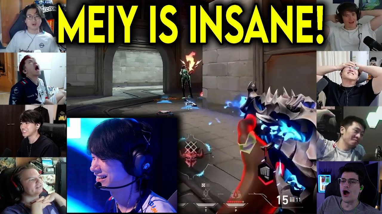 Valorant Streamers Reacts To DFM Meiy Insane 4k CLUTCH Against BOOM Esports In VCT