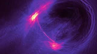 violet vortex - abstract