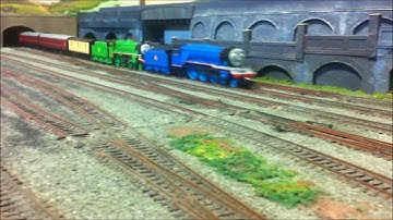 Solihull Model Railway Circle OO running night featuring Gordon and Henry