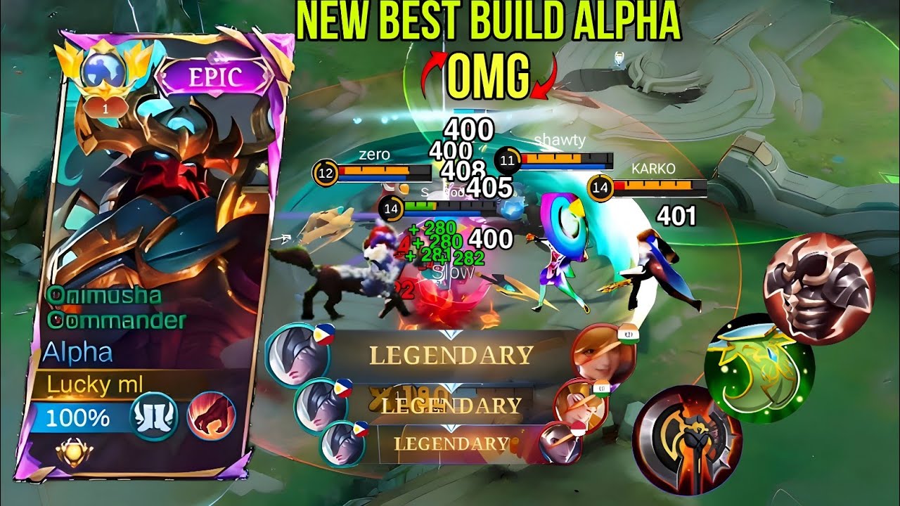 ALPHA 101% NEW DAMAGE AND LIFESTEAL BUILD IS SO BROKEN ! BUILD TOP ...