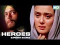 Heroes Movie Best Scenes | Salman Khan, Sunny Deol, Preity Zinta & Amrita Arora | Hindi Movie