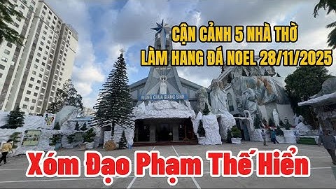 Noel 2025 - Xóm đạo Quận 8 làm hang đá giáng sinh-CẬP NHẬT SÁNG 28/11/2025