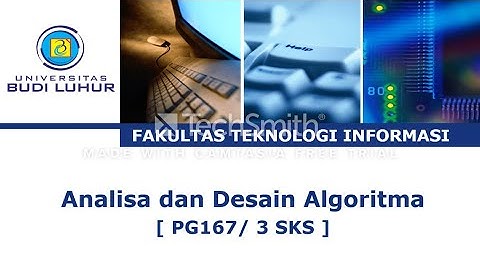 Analisa dan Desain Algoritma Pert2