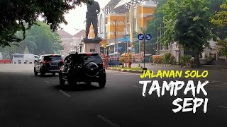 Pasca-KLB Corona Jalanan Solo Tampak Sepi, Begini Pantauan Dishub Solo