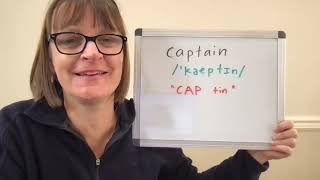 How to Pronounce Captain (Capt.)