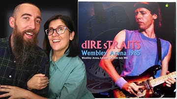 Dire Straits - Tunnel of Love (Live Wembley Arena 1985) (REACTION) with my wife