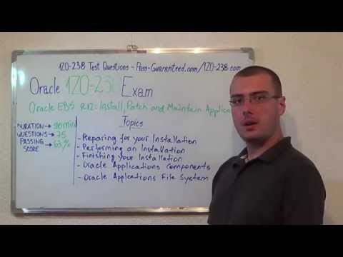 1Z0-238 – Oracle Exam EBS R12: Test Install Questions