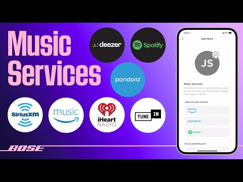 Bose Music App – Music Services