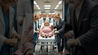 A Pregnant Cat’s Delivery Story | Emotional Hospital Journey 🐱❤️#shorts #cat