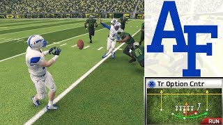 NCAA 14 Dynasty Mode Air Force Rebuild (Option Attack) Episode 1 VS OREGON