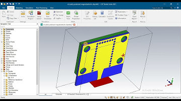 circularly polarized magnetoelectric dipole antenna design results optimization in CST