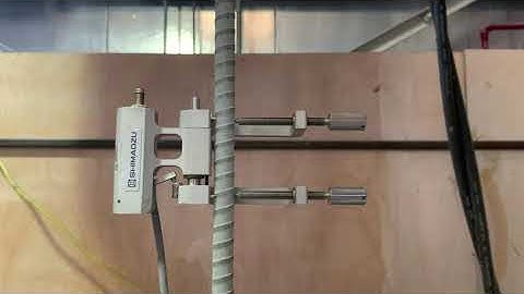 FRP Glass Fiber Composite Rebar Tensile  Test -Shimadzu UHF 1000KN UTM (ASTM D7205 )