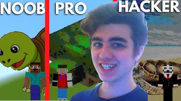 Minecraft Turtle NOOB VS PRO VS HACKER Minecraft Pixel art #minecraft #turtle #pixelart