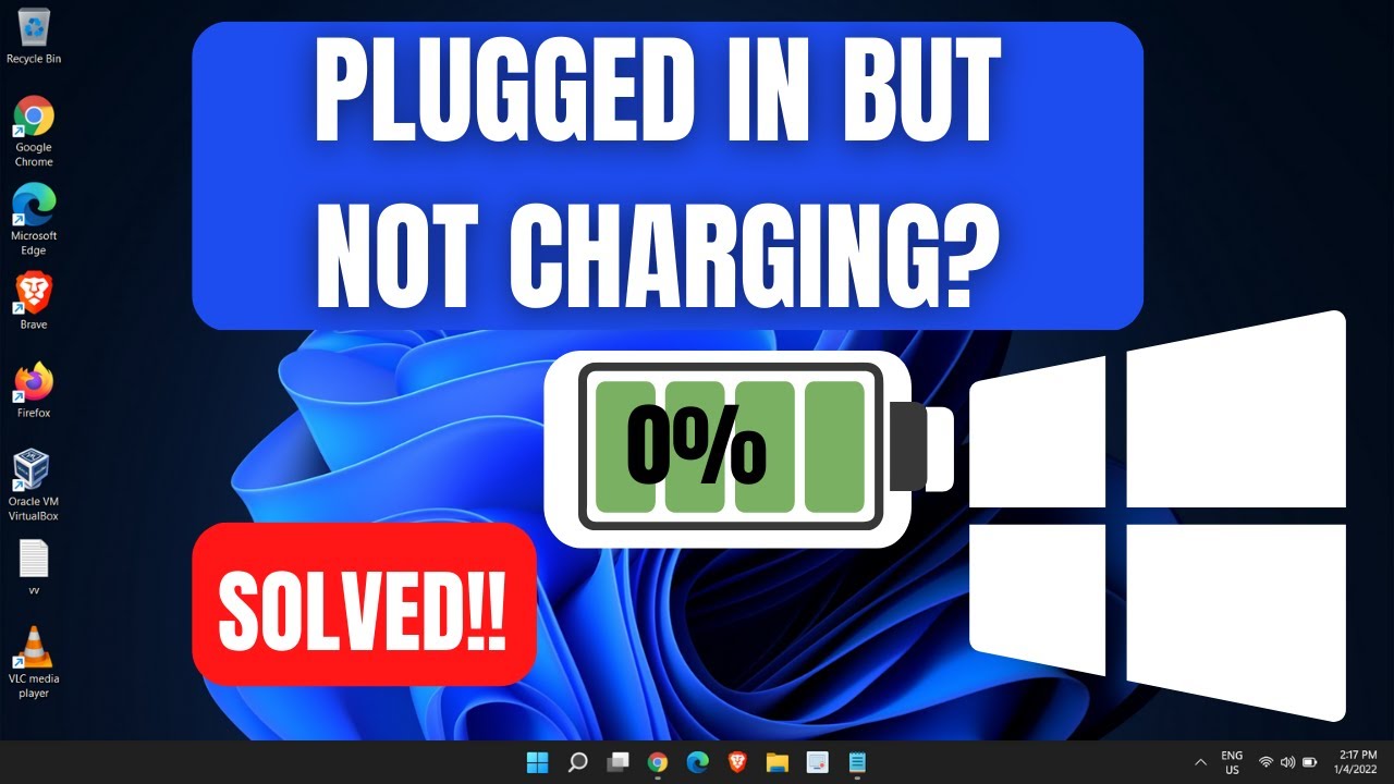 how to solve plugged in not charging problem in hp laptop