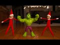 Elf On The Shelf Caught Moving on Camera Playing With The Hulk