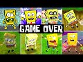 Evolution Of SpongeBob Death Animations &amp; Game Over Screens (2001 - 2023)