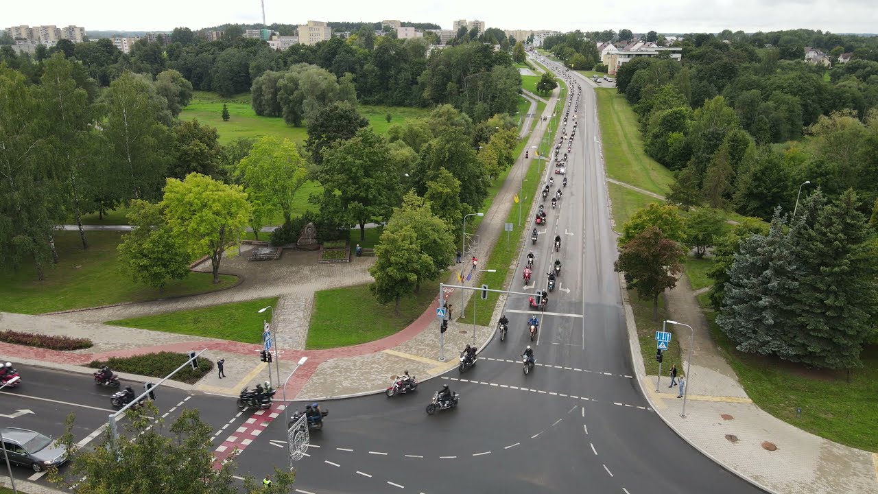 Utenos miesto šventė. Kolonos važiavimas