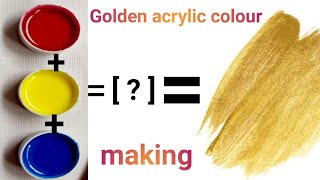 How to make Silver Colour, Acrylic Colour Mixing