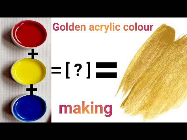 How to make Silver Colour, Acrylic Colour Mixing