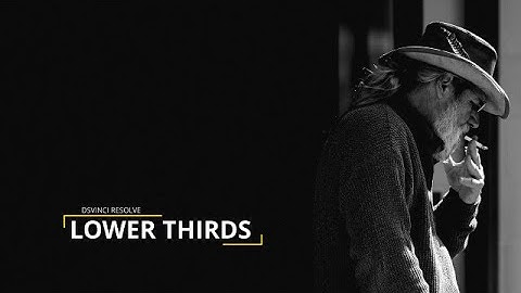 Clean Lower Thirds DaVinci Resolve Macros