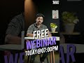 ❗️ JEE Advanced Free Webinar Today ❗️ | Xylem JEE Advanced
