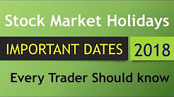 Stock market holidays 2018 : Why holidays are impotent