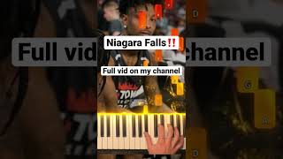 Niagara Falls Piano‼️ metroboomin heroesandvillains piano tutorial