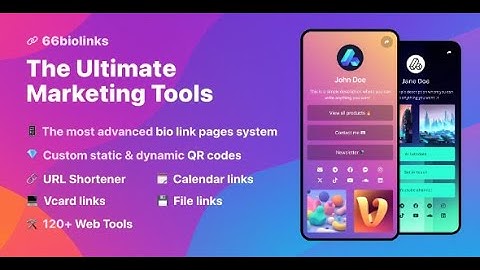 66biolinks - Bio Links, URL Shortener, QR Codes (SAAS) installation guide without license key needed