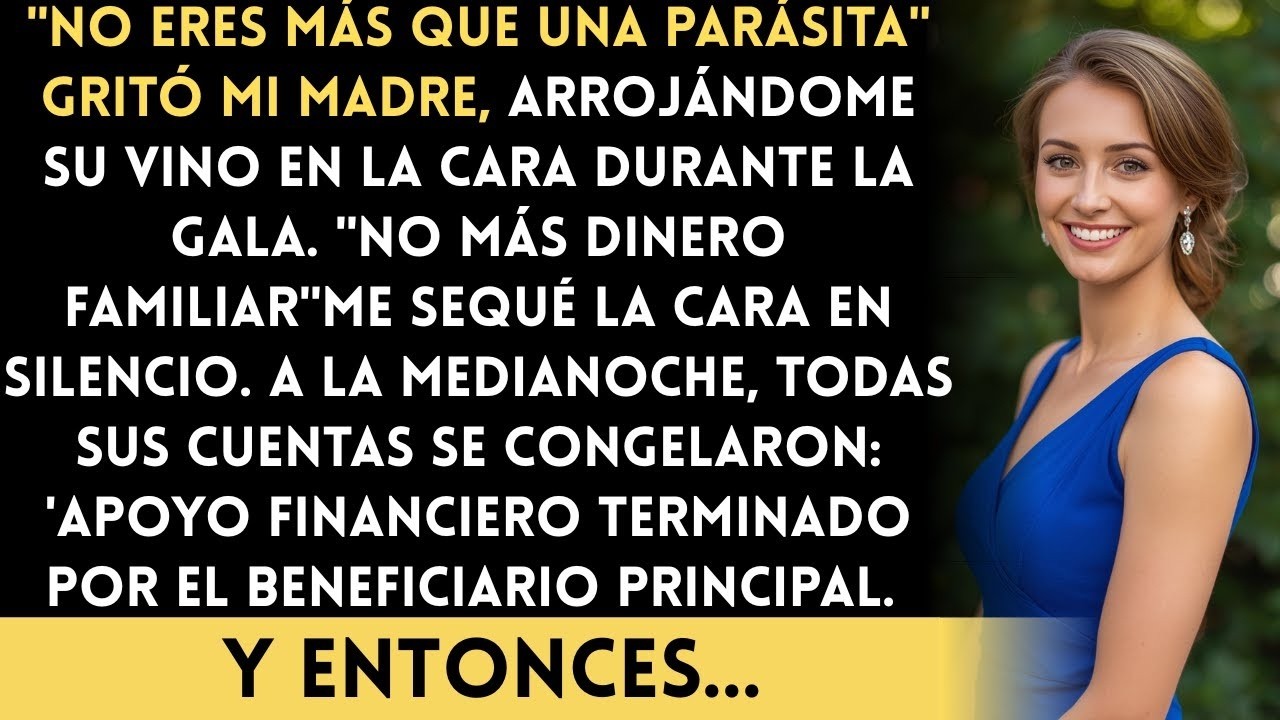 Mi madre me lanzó agua a la cara y gritó 'Estás cortada'… hasta que sus tarjetas de crédito