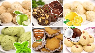 14 Рецептов ПЕЧЕНЬЯ на СКОРУЮ РУКУ на ЛЮБОЙ ВКУС! Очень ВКУСНОЕ и Разнообразное Печенье!