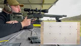 CZ457 Pro Varmint Tactical vs Zero Target using Norma TAC-22 22LR ammo