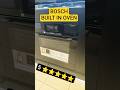 BUILT IN BLACK BOSCH ELECTRIC OVEN 60CM || #bosch #builtinappliances #oven